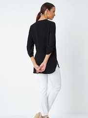 Roman Longline Tunic Stretch Blouse - Image 3 of 5