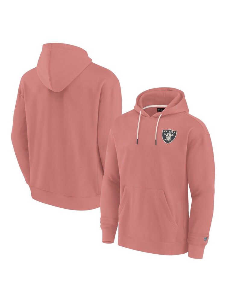 Fanatics Sweat à capuche en polaire à enfiler en polaire NFL Las Vegas Raiders rose - Image 1 of 3