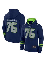 Fanatics Blue NFL Seattle Seahawks Foundations Pullover Hoodie - Image 1 of 3