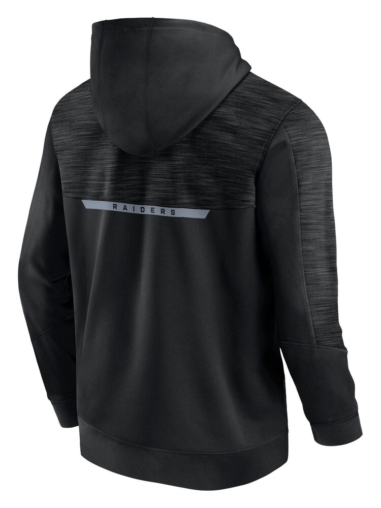Fanatics NFL Las Vegas Raiders Defender Streaky Poly Fleece Pullover Black Hoodie - Image 3 of 3 Fanatics NFL Las Vegas Raiders Defender Streaky Poly Fleece Pullover Black Hoodie - Image 3 of 3