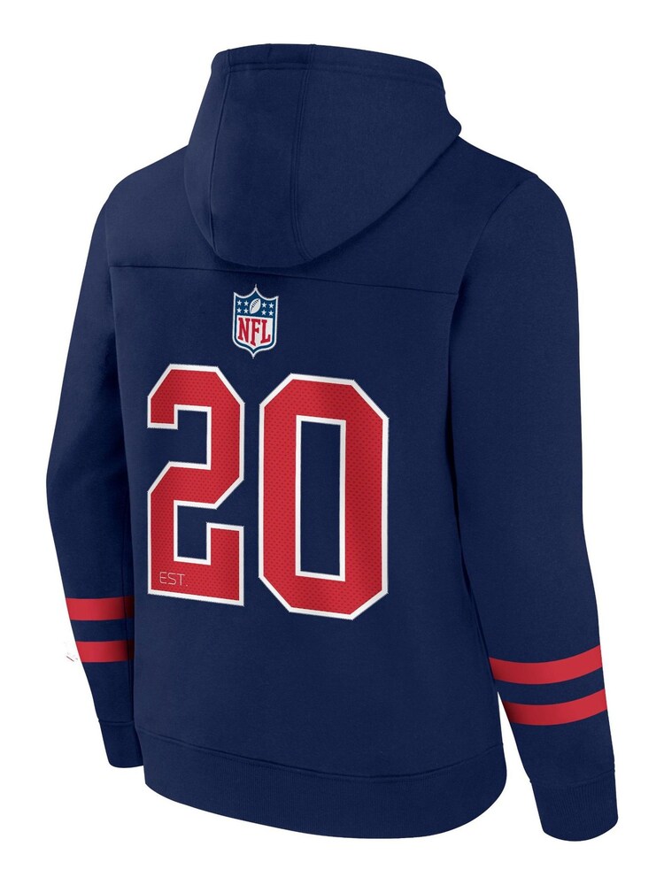 Fanatics Blue NFL Foundations Pullover Hoodie - Image 3 of 3