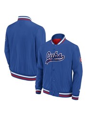 Fanatics Blue Chicago Cubs Sateen Jacket - Image 1 of 3