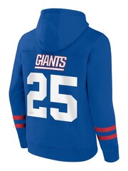 Fanatics Blue New York Giants Foundations Pullover Hoodie - Image 3 of 3
