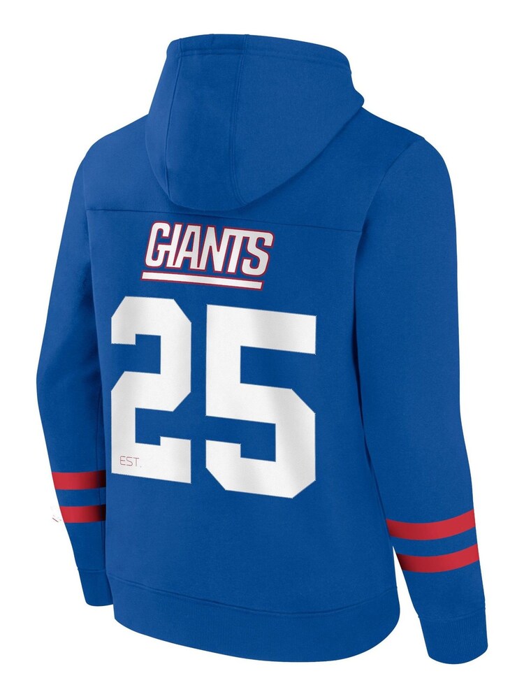 Fanatics Blue New York Giants Foundations Pullover Hoodie - Image 3 of 3