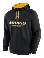 Fanatics Boston Bruins Pullover Black Fleece Hoodie - Image 2 of 3