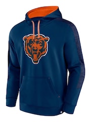 Fanatics Blue NFL Chicago Bears Defender Streaky Poly Fleece Pullover Hoodie - Image 2 of 3