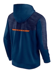 Fanatics Blue NFL Chicago Bears Defender Streaky Poly Fleece Pullover Hoodie - Image 3 of 3