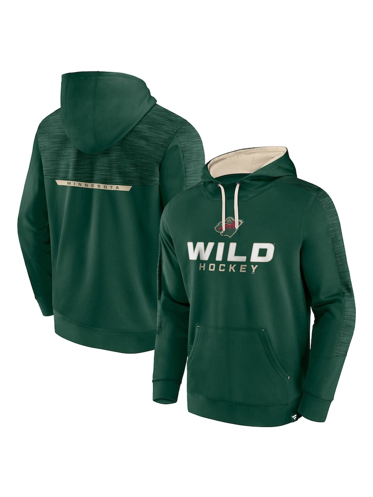 Fanatics Green Minnesota Wild Pullover Fleece Hoodie - Image 1 of 3