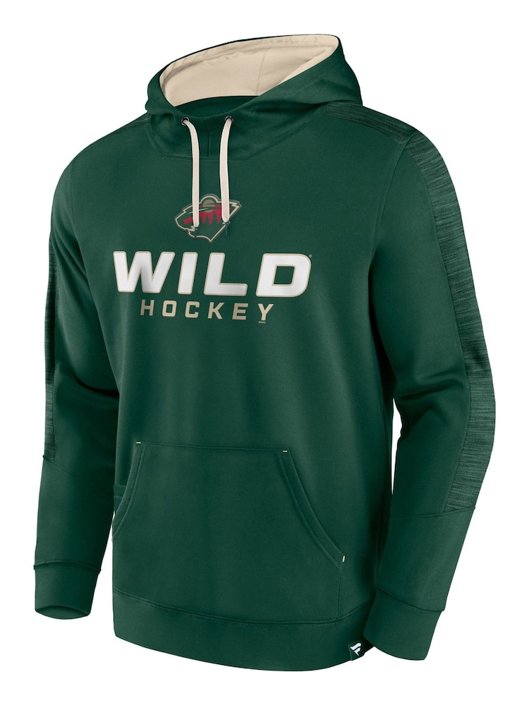 Fanatics Green Minnesota Wild Pullover Fleece Hoodie - Image 2 of 3
