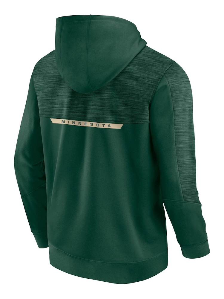 Fanatics Green Minnesota Wild Pullover Fleece Hoodie - Image 3 of 3