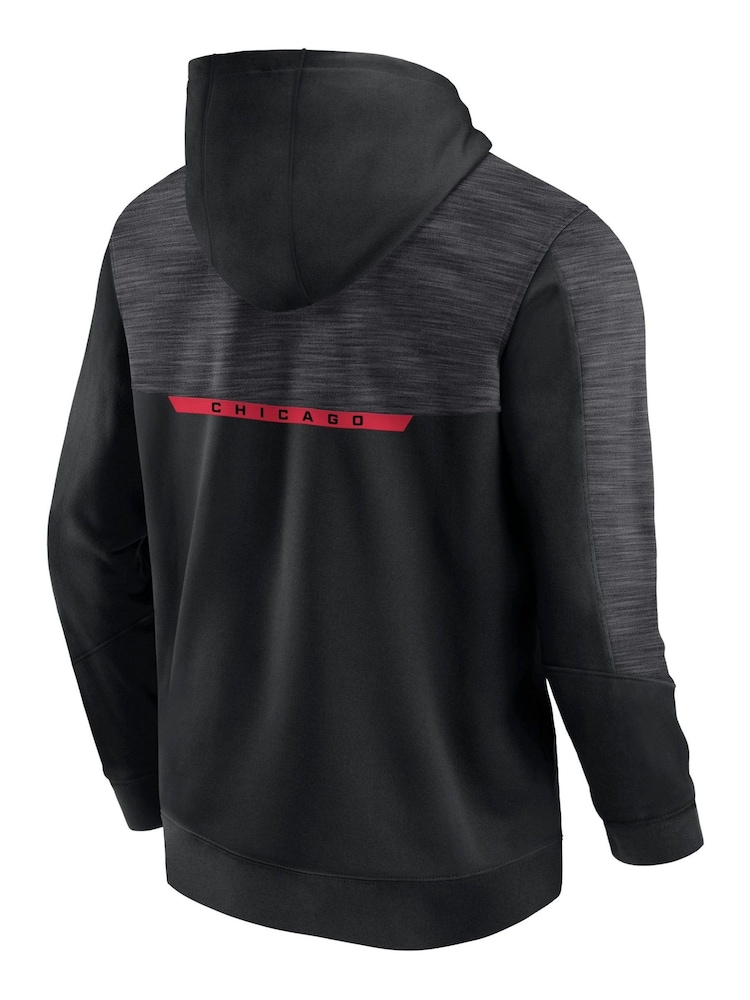 Fanatics NHL Chicago Blackhawks Pullover Fleece Black Hoodie - Image 3 of 3