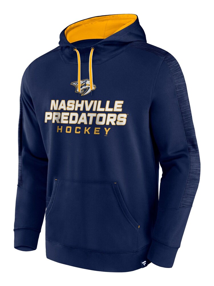 Fanatics Blue Nashville Predators Pullover Fleece Hoodie - Image 2 of 3