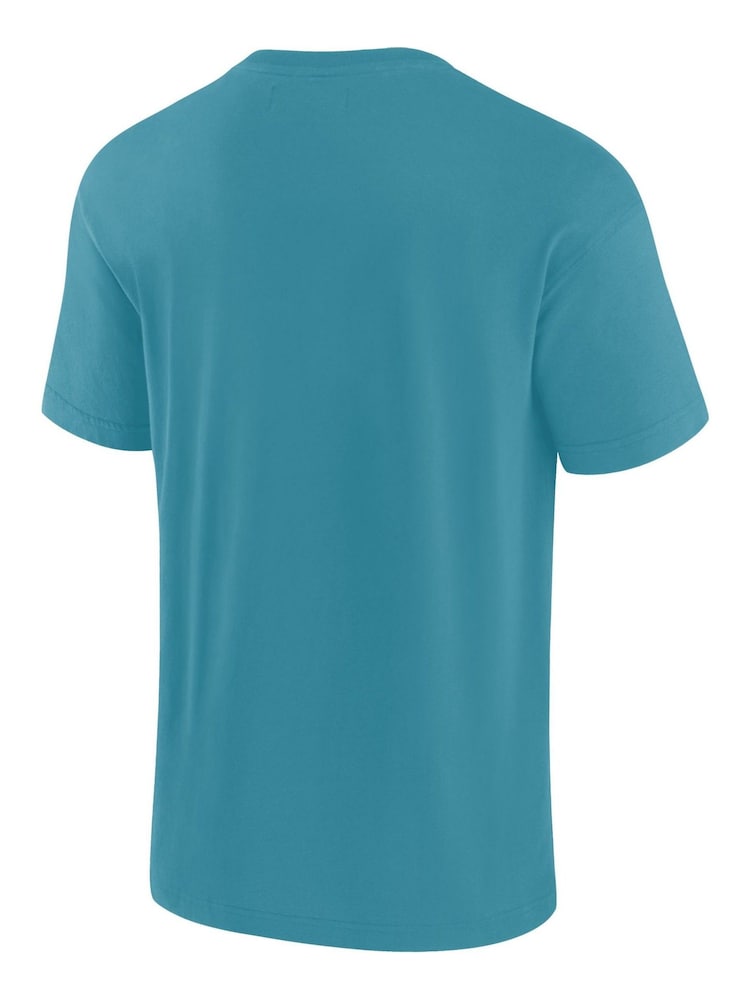 Fanatics Blue NFL Las Vegas Raiders Terrazzo Short Sleeve Crew 100% Cotton T-Shirt - Image 3 of 3