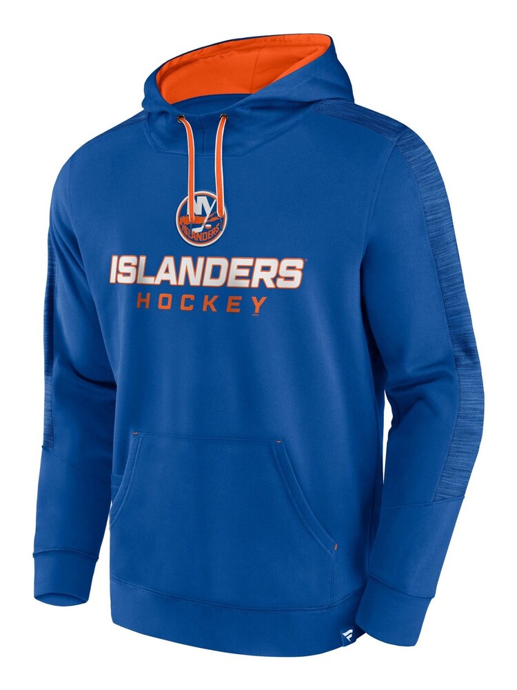 Fanatics Blue NHL New York Islanders Pullover Fleece Hoodie - Image 2 of 3 Fanatics Blue NHL New York Islanders Pullover Fleece Hoodie - Image 2 of 3