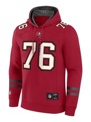 Fanatics Red NFL Tampa Bay Buccaneers Foundations Pullover Hoodie - Image 2 of 3