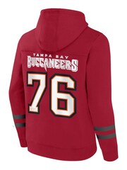 Fanatics Red NFL Tampa Bay Buccaneers Foundations Pullover Hoodie - Image 3 of 3