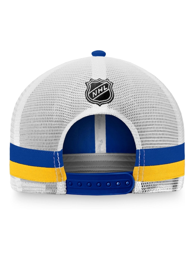 Fanatics Blue NHL Buffalo Sabres Fundamental Structured Trucker Hat - Image 4 of 4