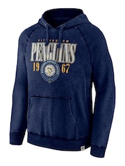 Fanatics Blue NHL Pittsburgh Penguins Heritage Hoodie - Image 2 of 3
