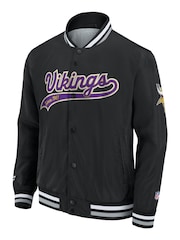 Fanatics NFL Minnesota Vikings Sateen Black Jacket - Image 2 of 3