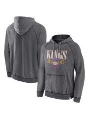Fanatics Grey NHL Los Angeles Kings Heritage Hoodie - Image 1 of 3