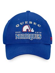 Fanatics Unisex Blå 100% bomull NHL Quebec Nordiques Heritage Ostrukturerade justerbara keps - Bild 4 av 4