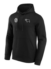 Fanatics Derby County x KIO Graphic Black Hoodie - Image 2 of 3