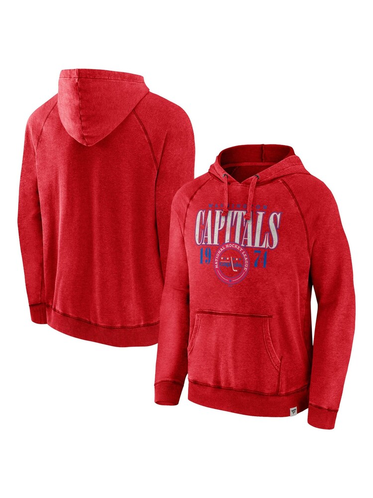 Fanatics Red NHL Washington Capitals Heritage Hoodie - Image 1 of 3 Fanatics Red NHL Washington Capitals Heritage Hoodie - Image 1 of 3