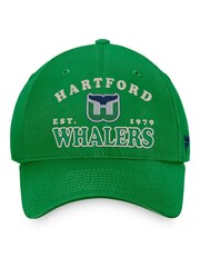 Fanatics Green NHL Hartford Whalers Heritage Unstructured Adjustable 100% Cotton Cap - Image 4 of 4