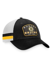 Fanatics NHL Boston Bruins Fundamental Structured Black Trucker Hat - Image 1 of 4