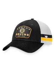 Fanatics NHL Boston Bruins Fundamental Structured Black Trucker Hat - Image 2 of 4