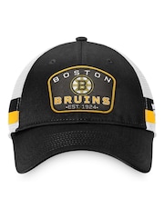 Fanatics NHL Boston Bruins Fundamental Structured Black Trucker Hat - Image 3 of 4