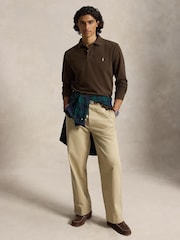Polo Ralph Lauren Brown Long Sleeve Polo Shirt - Image 2 of 4