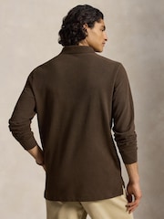 Polo Ralph Lauren Brown Long Sleeve Polo Shirt - Image 3 of 4