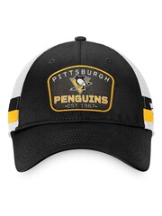 Fanatics NHL Pittsburgh Penguins Fundamental Structured Black Trucker Hat - Image 4 of 4