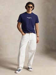 Polo Ralph Lauren Blue Script Logo T-Shirt - Image 3 of 5