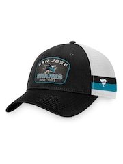 Fanatics NHL San Jose Sharks Fundamental Structured Black Trucker Hat - Image 1 of 4