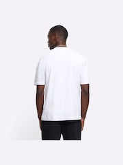 River Island White Regular Fit Studio 100% Cotton T-Shirt - Image 2 of 4