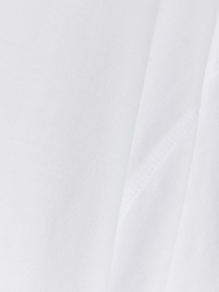 River Island White Regular Fit Studio 100% Cotton T-Shirt - Image 5 of 5 River Island White Regular Fit Studio 100% Cotton T-Shirt - Image 5 of 5