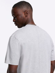 River Island Grey Studio Regular Fit T-Shirt - Image 3 of 4