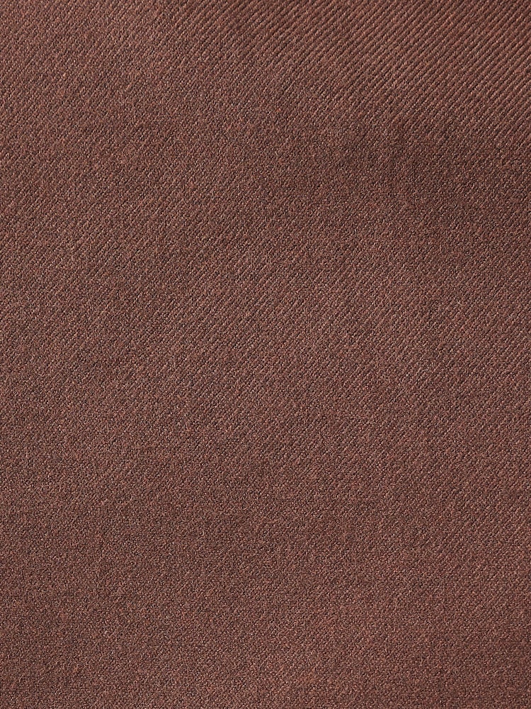 Brown Smart Flannel Slim Fit Trousers - Image 9 of 9