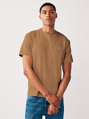 Lacoste Relaxed Fit Jersey 100% Cotton T-Shirt - Image 1 of 6