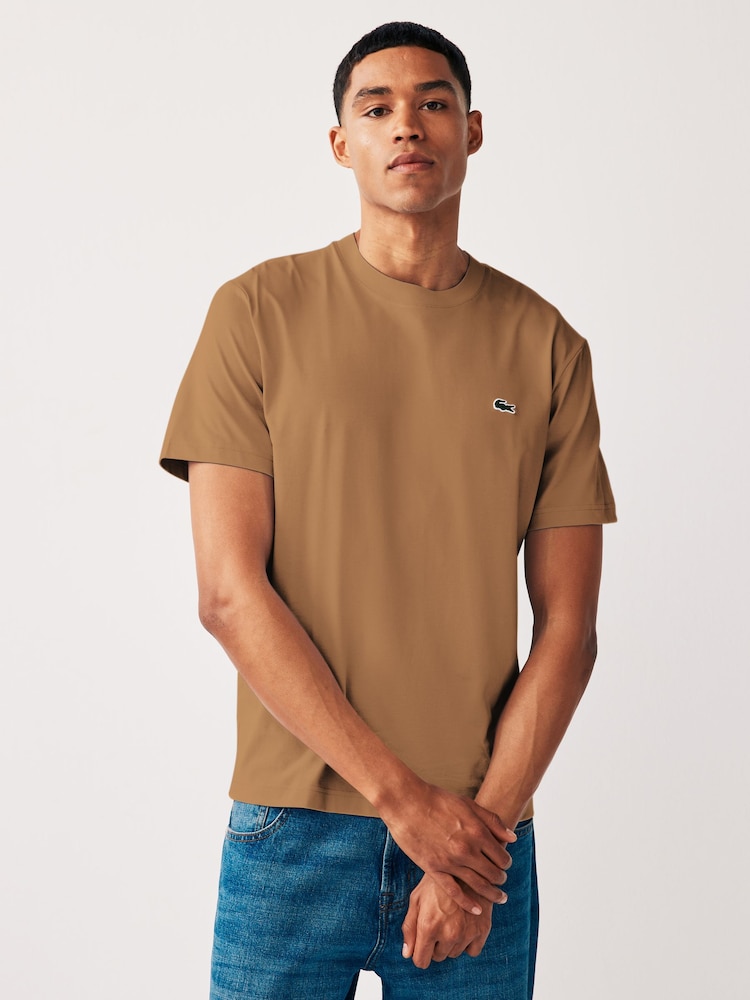 Lacoste Relaxed Fit Jersey 100% Cotton T-Shirt - Image 1 of 6