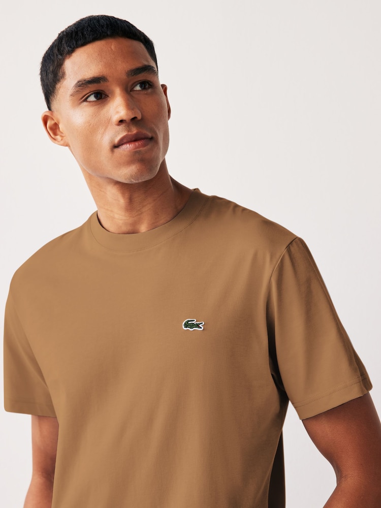 Lacoste Relaxed Fit Jersey 100% Cotton T-Shirt - Image 4 of 6