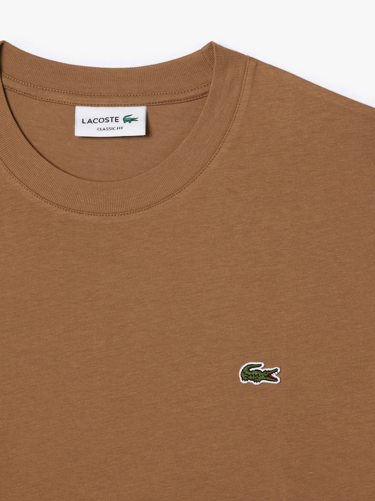 Lacoste Relaxed Fit Jersey 100% Cotton T-Shirt - Image 6 of 6