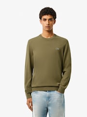 Lacoste 100% Cotton Crew Neck Sweater - Image 1 of 6