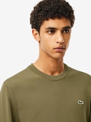 Lacoste 100% Cotton Crew Neck Sweater - Image 4 of 6