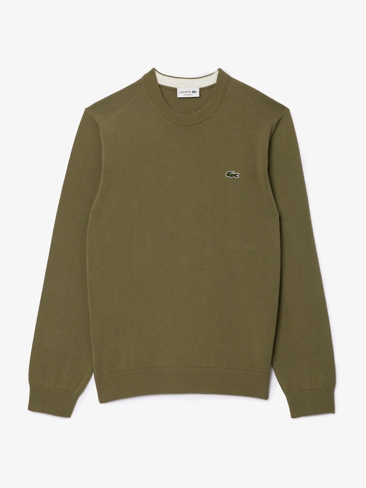 Lacoste 100% Cotton Crew Neck Sweater - Image 5 of 6