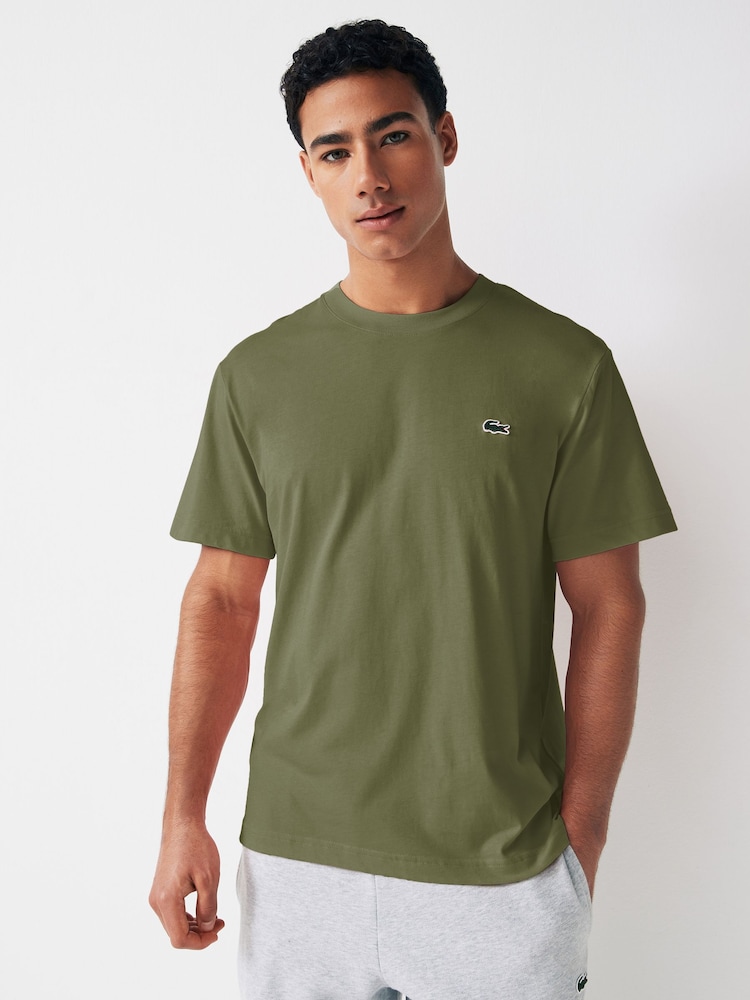 Lacoste Relaxed Fit Jersey 100% Cotton T-Shirt - Image 1 of 5