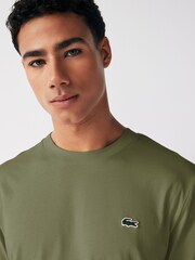 Lacoste Relaxed Fit Jersey 100% Cotton T-Shirt - Image 3 of 5