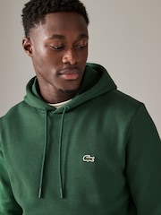Lacoste Logo Cotton Hoodie - Image 3 of 4